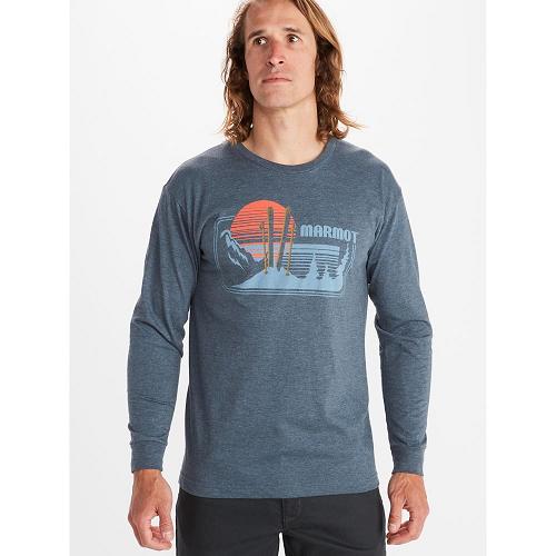 Marmot Freestyle Clothes - Mens T-Shirts Navy CA2817035 Canada